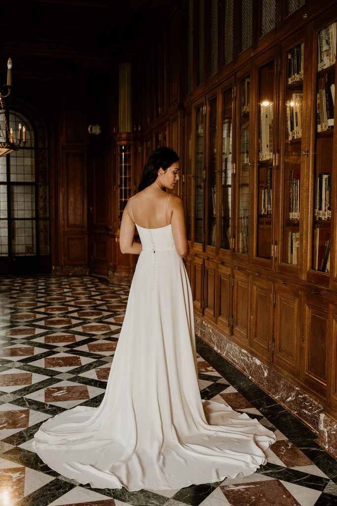 Robe de mariée Milo dos traîne Maite Bailleul Masterpiece 2025