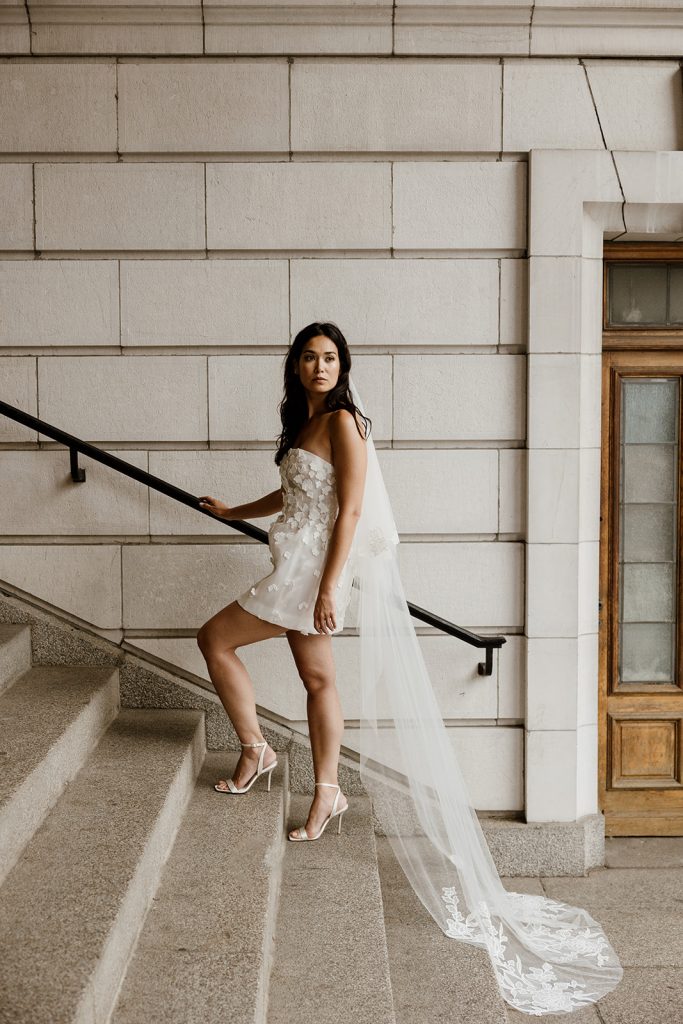 Robe de mariée courte Lily Maite Bailleul Masterpiece 2025 mariage civil