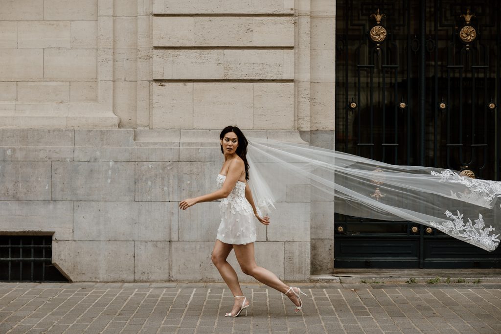 Robe de mariée courte Lily Maite Bailleul Masterpiece 2025