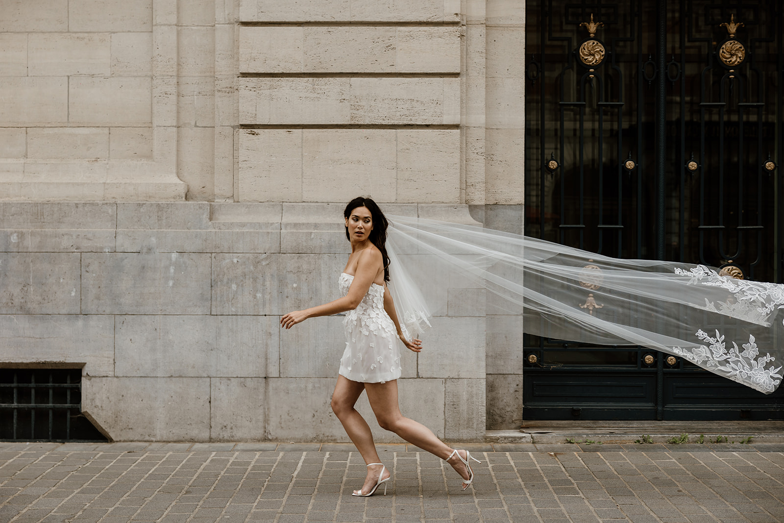 Robe de mariée courte Lily Maite Bailleul Masterpiece 2025