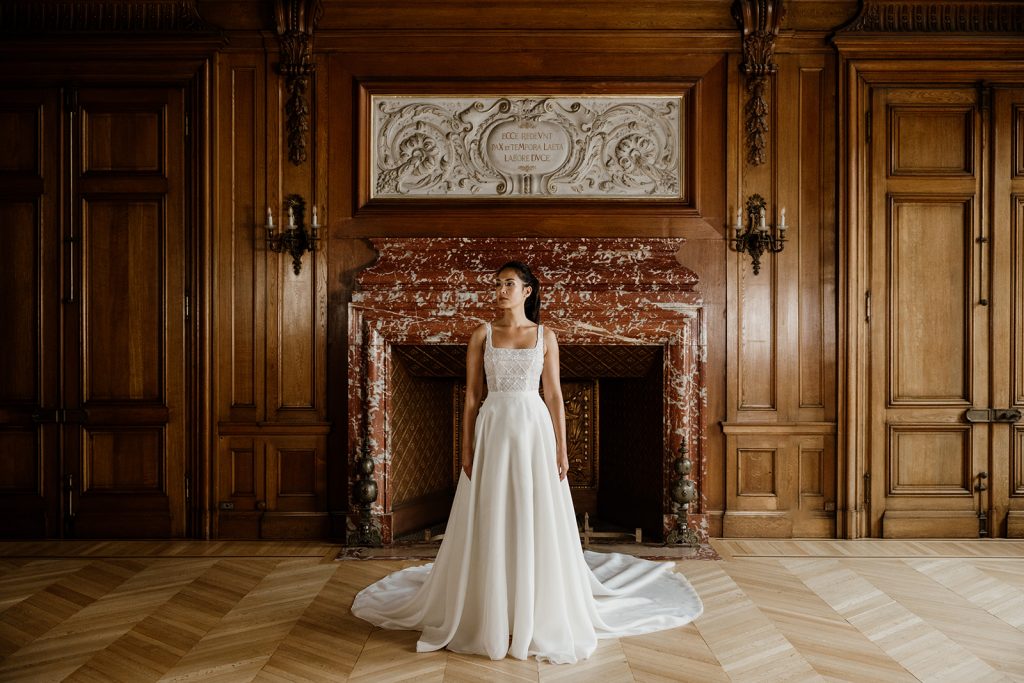 Robe de mariée Babylone avec surjupe Sixtine Maite Bailleul 2025 look modulable