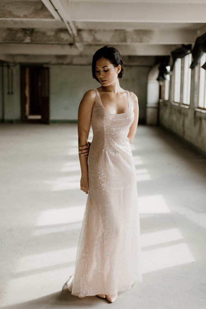 Robe longue sequin Columbia Maite Bailleul 2024