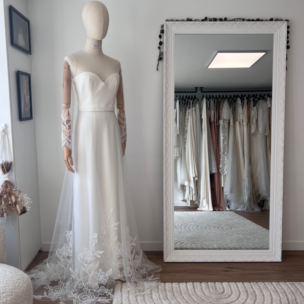 Showroom de creation de robes de mariée Maité Bailleul à Lille