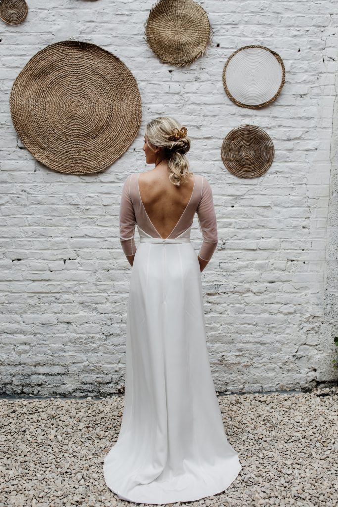 Robe de mariée Vera vue de dos